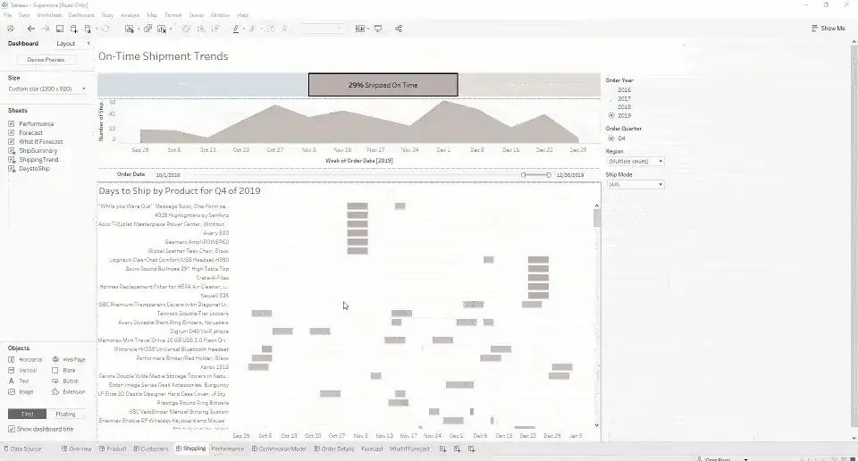 position Tableau filter off the Tableau dashboard and use a blank pop open sheet