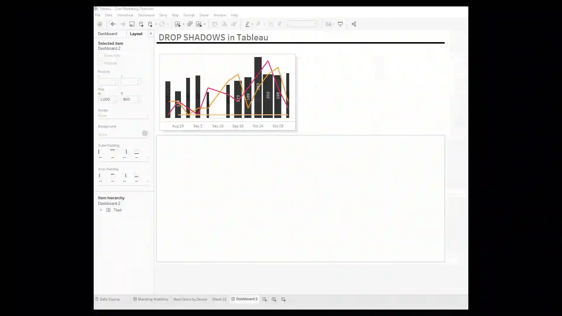 Tableau Containers