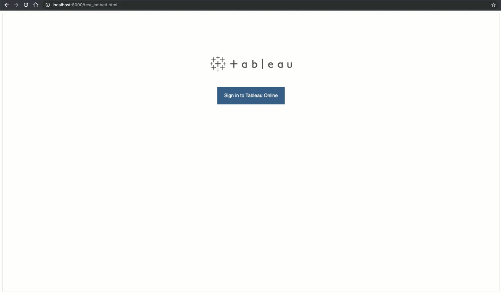 Embedded Analytics SSO user experience using Tableau Online and Okta (SAML)