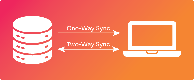 One-Way vs. Two-Way Data Synchronization