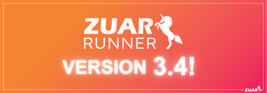 Zuar Runner Version 3.4 Launches