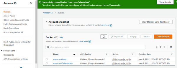 Amazon S3 Cheat Sheet: commands, storage classes, etc.