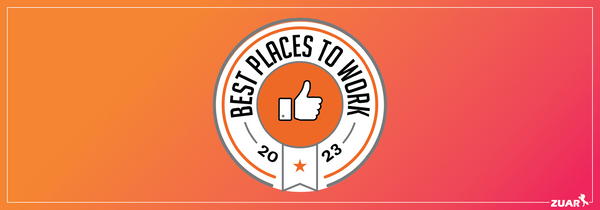 Zuar Honored With 2023 Best Places to Work Award