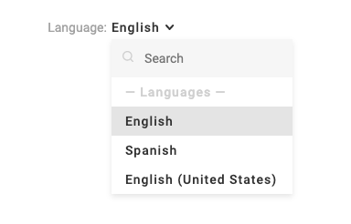 Translation Picker Block