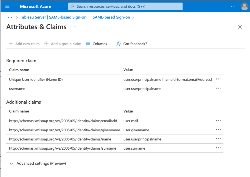 Auth0 SAML Setup