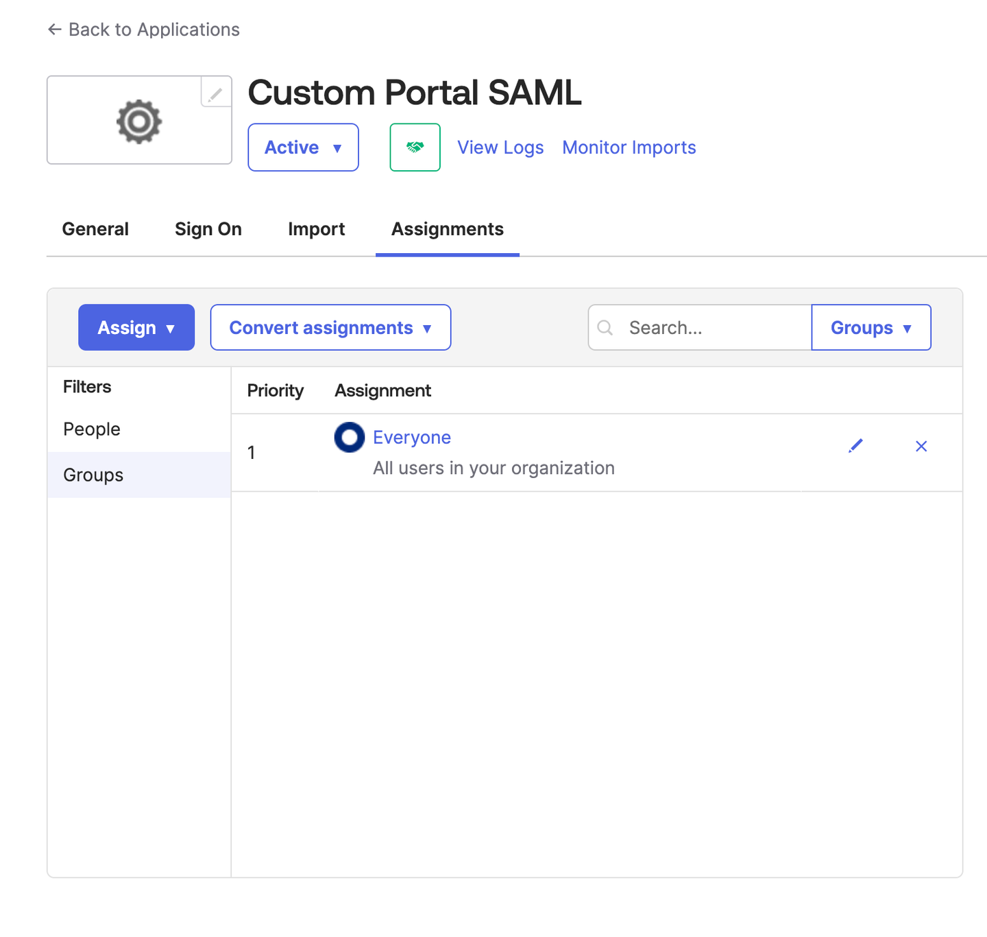 Auth0 SAML Setup
