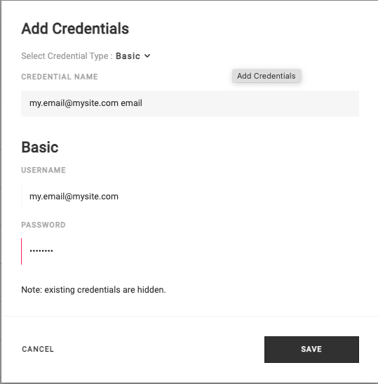 Email Credential