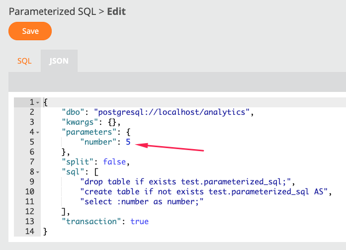 Defining SQL Parameter