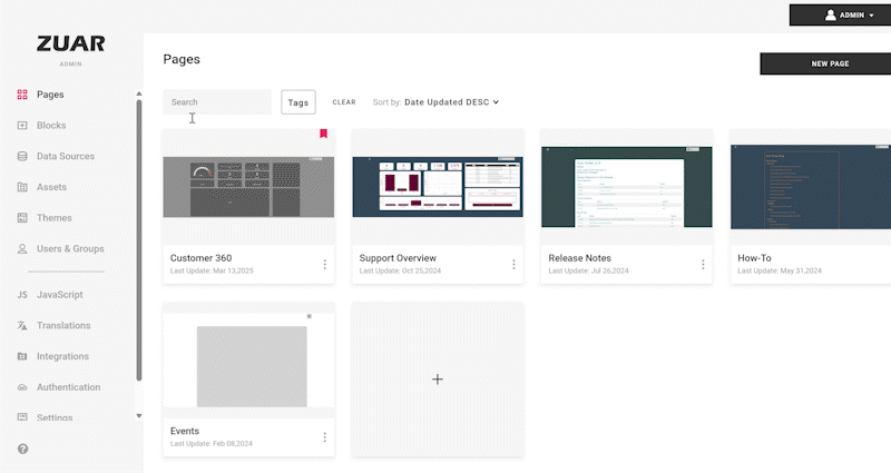 Centralized Data Dashboard