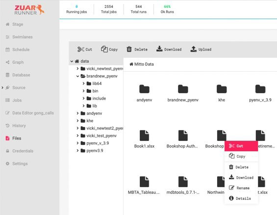 Zuar Runner Data staging platform